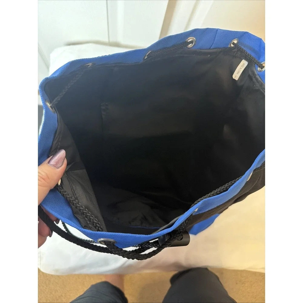 Los Alamitos Horse Race Track Tote Blue And Black Bag Vintage 1990s